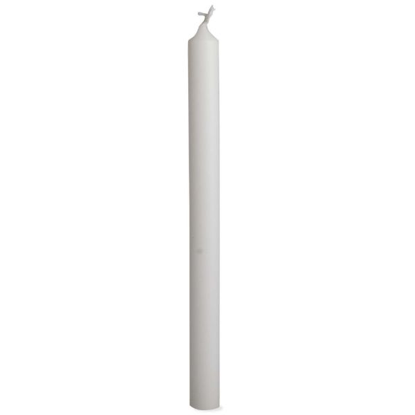 12 - inch Straight Candle White - Kitchen Supply Wholesale - 12 - inch Straight Candle White