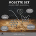 4 - Piece Bloom Rosette Set - Kitchen Supply Wholesale - 4 - Piece Bloom Rosette Set