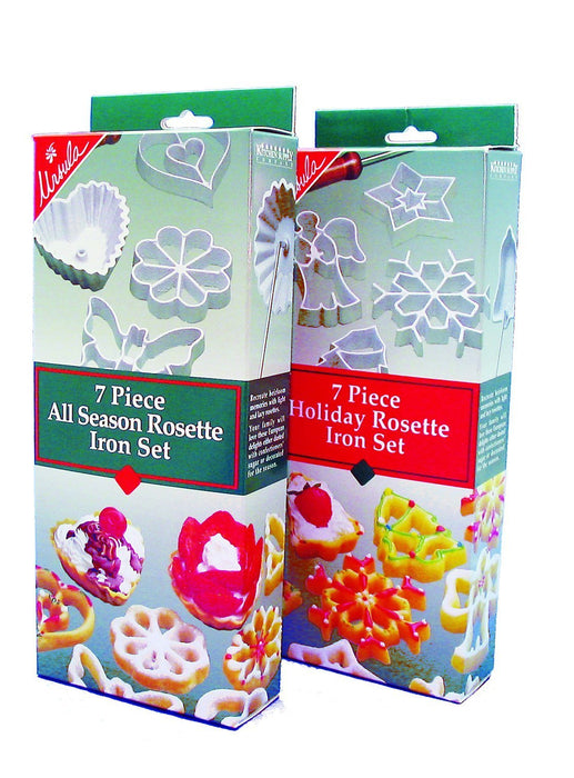 7 - Piece Holiday Rosette Set - Kitchen Supply Wholesale - 7 - Piece Holiday Rosette Set