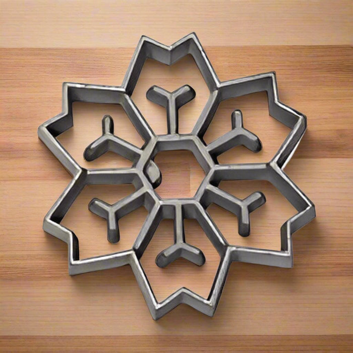 Double Snowflake Rosette Iron Set