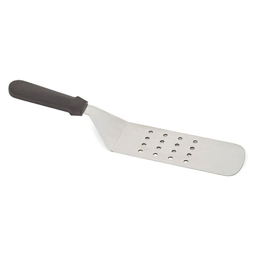 9 Inch Flex Turner 8 x 3 Perforated Blade with Plastic Handle - Kitchen Supply Wholesale - 9 Inch Flex Turner 8 x 3 Perforated Blade with Plastic Handle