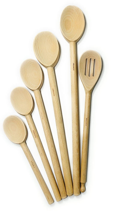 Beechwood Mixing Spoons from France - Kitchen Supply Wholesale - Beechwood Mixing Spoons from France