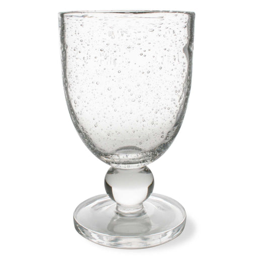 Bubble Glass Goblet Drinking Glass 10 ounce, Clear - Kitchen Supply Wholesale - Bubble Glass Goblet Drinking Glass 10 ounce, Clear