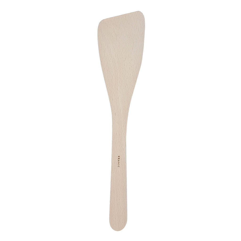 Pacific Merchants 12 Beechwood Large Curved Wooden Spatula / Turner with  Holes
