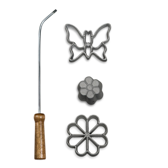 Rosette Mold Sets with Handles BY KITCHEN SUPPLY