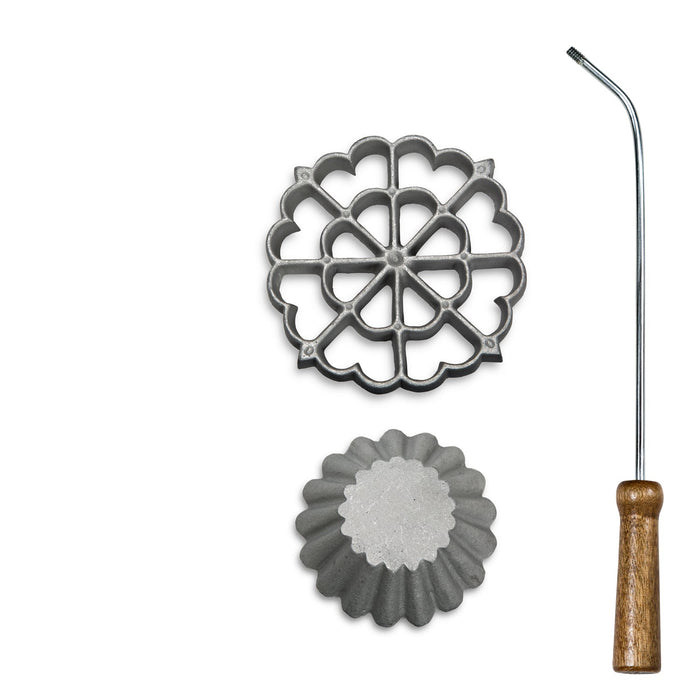 Rosette Mold Sets with Handles BY KITCHEN SUPPLY